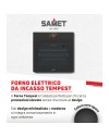 Forno Elettrico multifunzione nero opaco Samet Tempest classe A