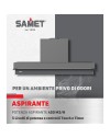 Gruppo cappa sottopensile Kripto90 inox Samet