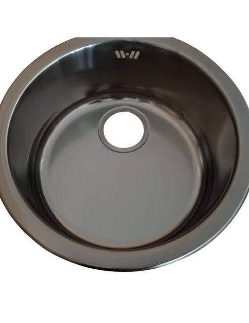 Lavello Incasso Monovasca Rotondo 43.7x43.7 Smeg 10I3PN PVD