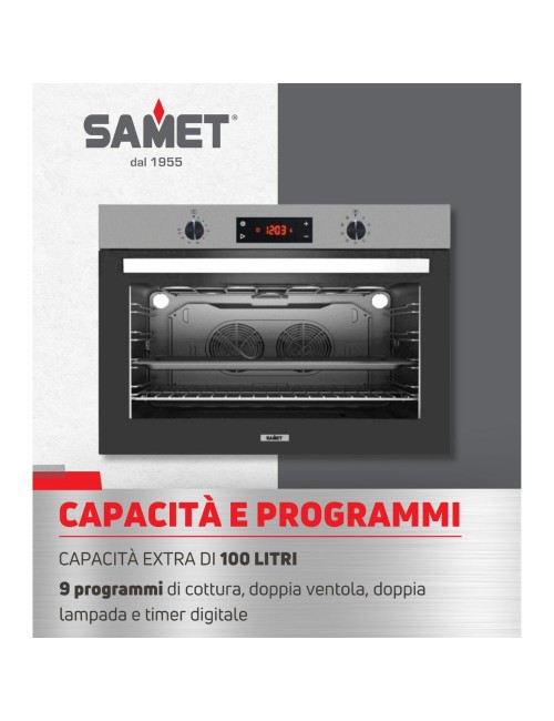 Maxi Forno 90 cm Apollo Inox Samet Offerta