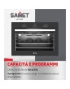 Maxi forno 90 cm Apollo nero Samet