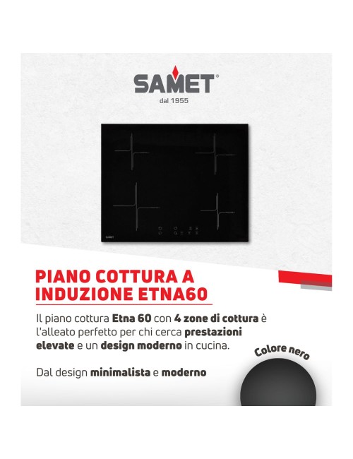 Piano Cottura Induzione 60 cm Etna60 F Samet Prezzo