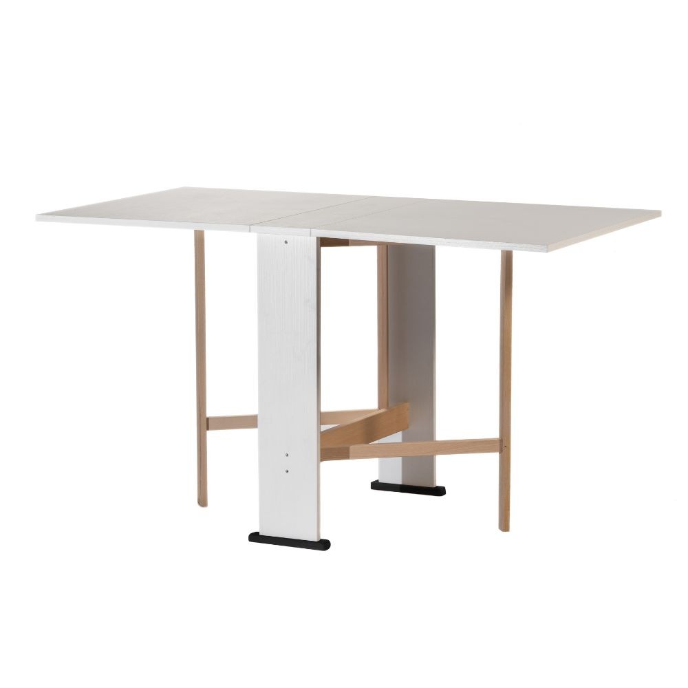 Tavolo Consolle Pieghevole bianco Mati Salvaspazio 21x74x78H