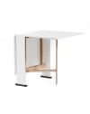 Tavolo Consolle Pieghevole bianco Mati Salvaspazio 21x74x78H