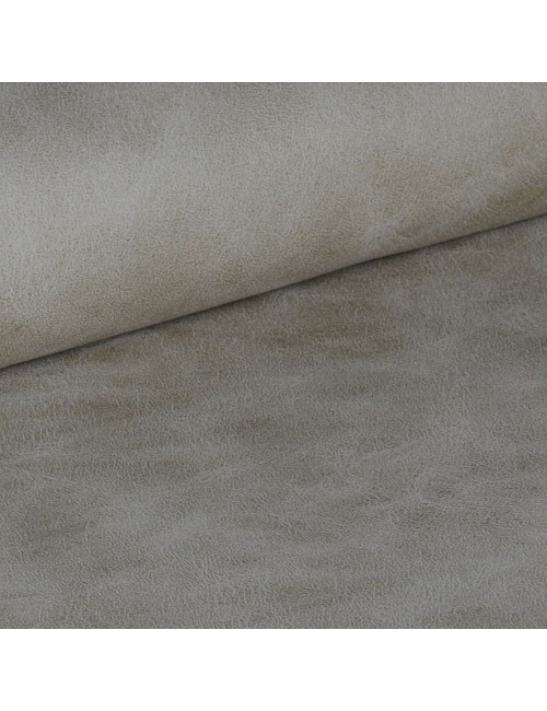 Sedia Vika in nabuk tortora con trama geometrica e piedi neri - Eleganza e comfort