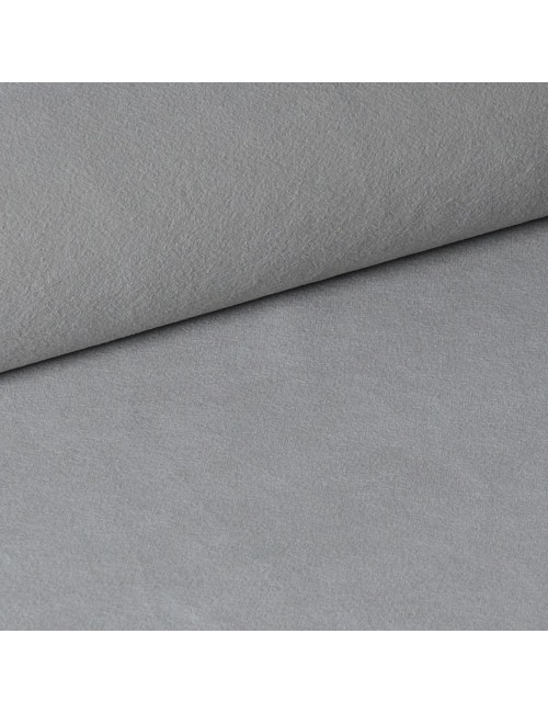 Sedia Barka in tessuto grigio con piedi neri – Comfort morbido e design