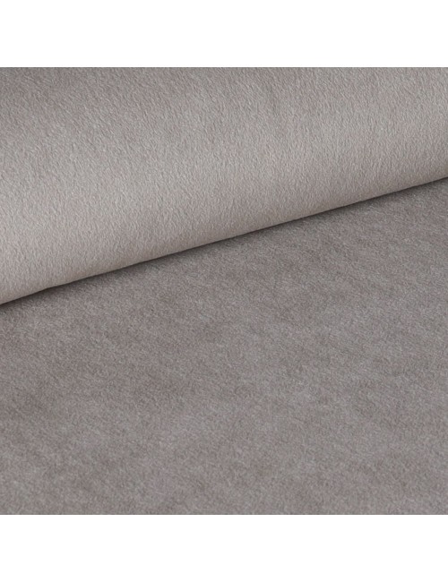 Sedia Rarra in tessuto tortora con schienale geometrico e gambe nere – Comfort per ambienti moderni