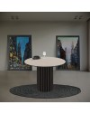Tavolo rotondo Olympus piano cashmere 110x110x76H