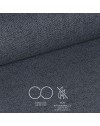 Sgabello Mey grigio scuro con seduta imbottita e gambe in metallo nero – Eleganza e comfort per la zona snack