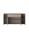 Madia Nordik 4 ante e 1 cassetto in grigio congo e rovere wotan 170x39.6x85H – Stile e funzionalità