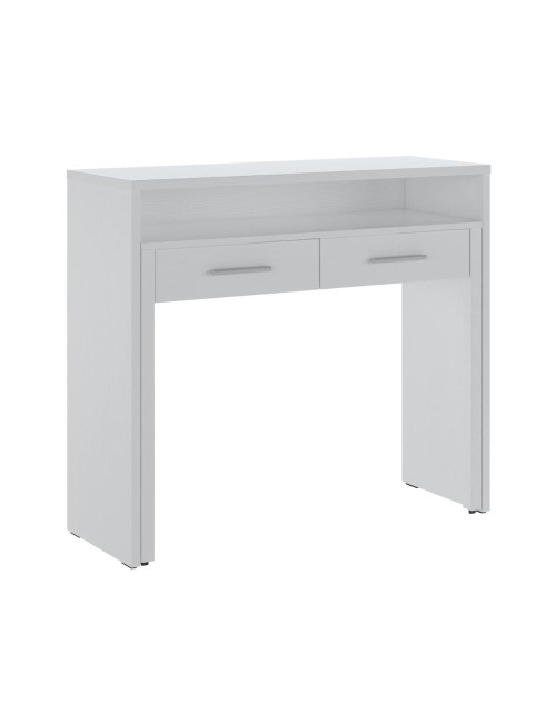 Scrivania Consolle Scrivia bianco opaco con piano estraibile – Design Funzionale e Salvaspazio