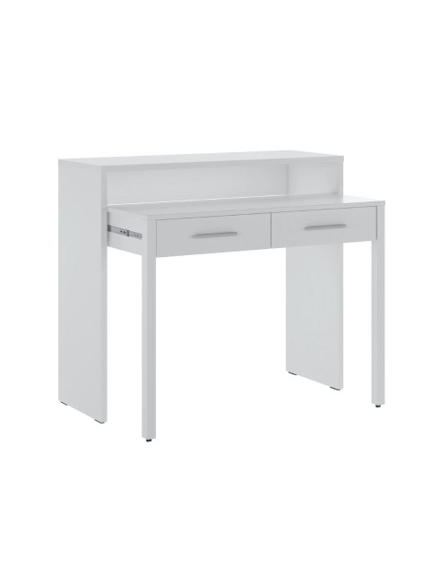 Scrivania Consolle Scrivia bianco opaco con piano estraibile – Design Funzionale e Salvaspazio