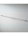 Asta appendi mestoli acciaio lucido 90 centimetri 4 ganci KITCROMO90