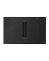 Piano cottura induzione con cappa integrata Master Kitchen MKHI804FHEDBK 4 zone classe A