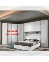 Armadio a ponte bianco frassino Ettore 288x55x236H