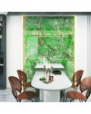 Pannello decorativo effetto marmo verde lucido 122x300 PANGH168 – Design per ogni spazio