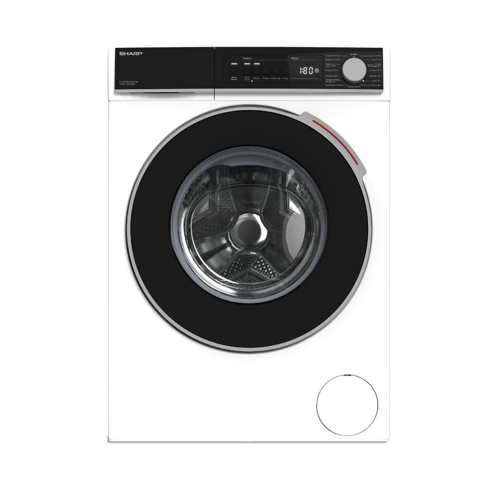Lavatrice Sharp ESNFB014DW1NA 10 kg 1400 giri serie inverter con vapore classe A