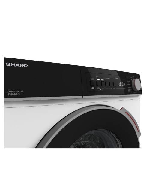 Lavatrice Sharp ESNFB014DW1NA 10 kg 1400 giri serie inverter con vapore classe A