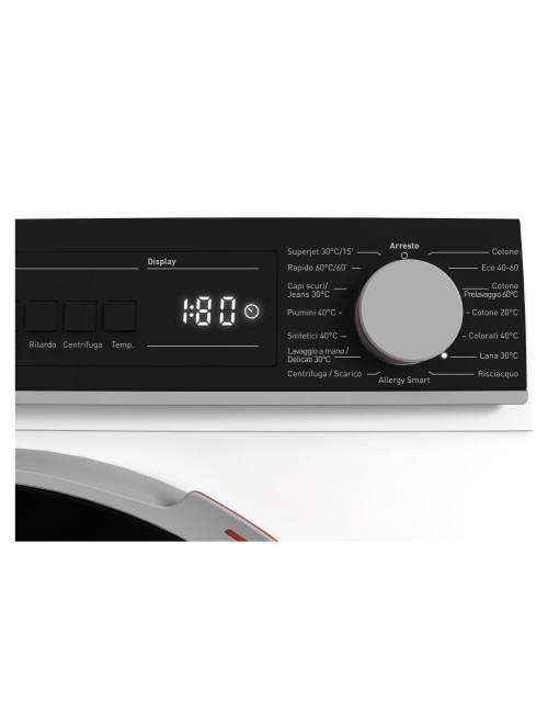 Lavatrice Sharp ESNFB014DW1NA 10 kg 1400 giri serie inverter con vapore classe A