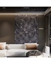Pannello decorativo effetto marmo nero lucido 122x300 PANGH35 – Design per ogni spazio