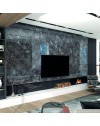 Pannello decorativo effetto marmo nero lucido 122x300 PANGH35 – Design per ogni spazio
