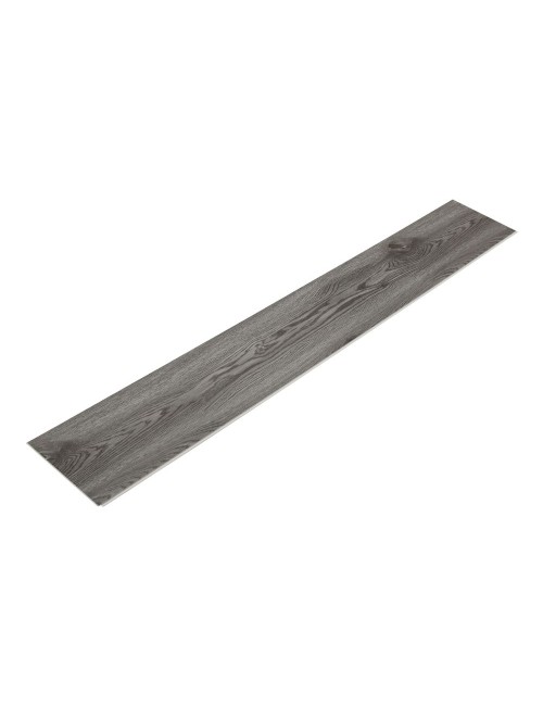 Pavimento SPC effetto legno grigio – 122 x 18,1 x 0,5 cm