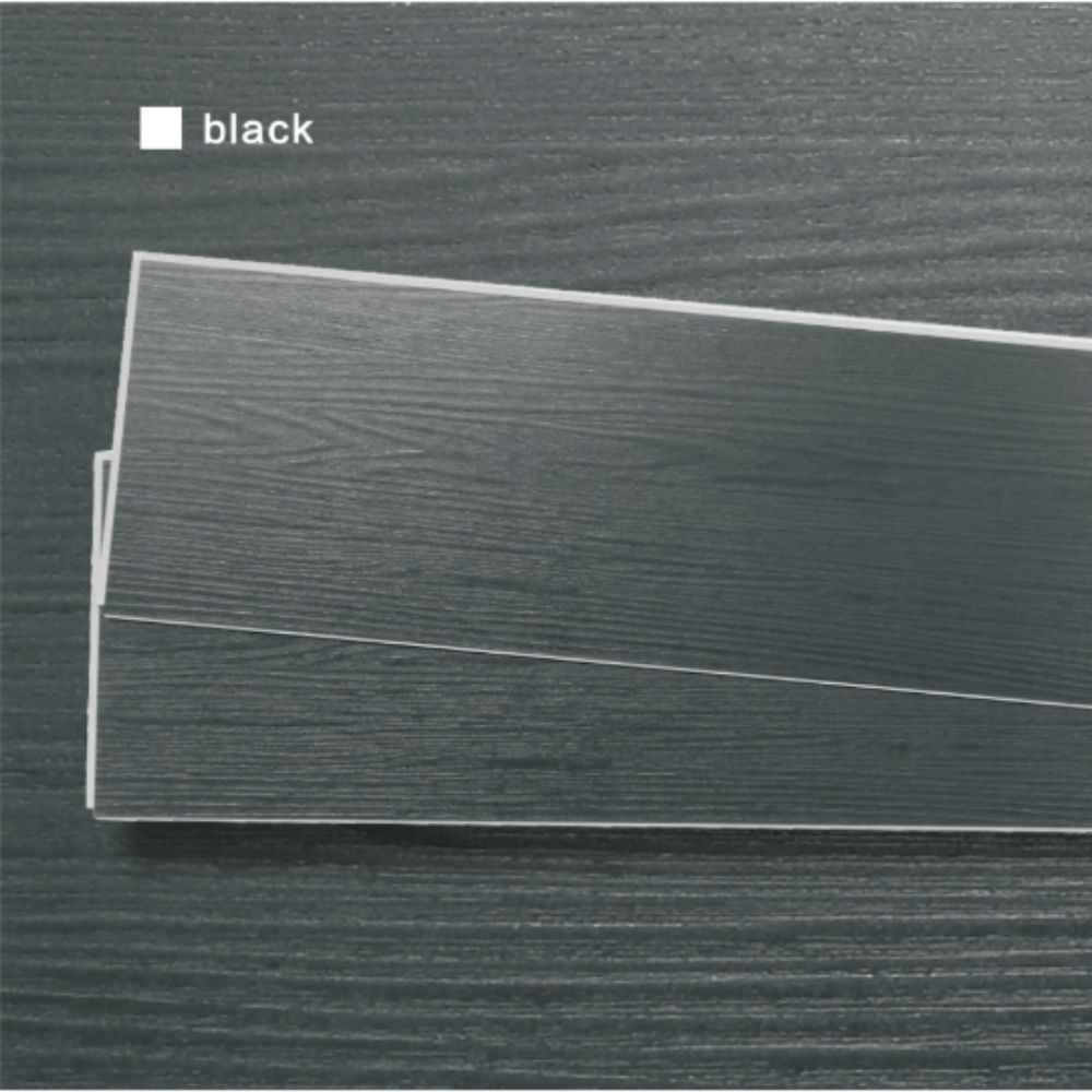 Pavimento SPC nero – 122 x 18,1 x 0,5 cm