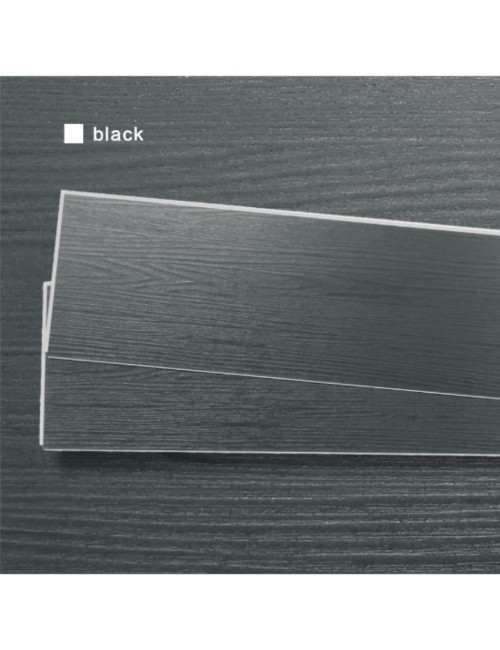 Pavimento SPC nero – 122 x 18,1 x 0,4 cm