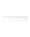 Mobile porta Tv sospeso 3 ante a ribalta Francy colore bianco 180x30x30H