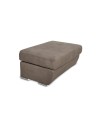 Divano angolare Fiona con penisola destra tessuto grigio elephant 260x200x76H