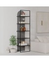 Libreria Archy 5 ripiani colore retro grey 53x31.7x180H – Eleganza industriale e spazio funzionale