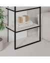 Libreria Archy 5 ripiani colore bianco 53x31.7x180H – Eleganza industriale e spazio funzionale