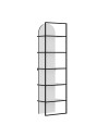 Libreria Archy 5 ripiani colore bianco 53x31.7x180H – Eleganza industriale e spazio funzionale