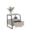Comodino sabbia Pal 45x41x50 cm – Stile Moderno e Funzionalità in un Design Raffinato