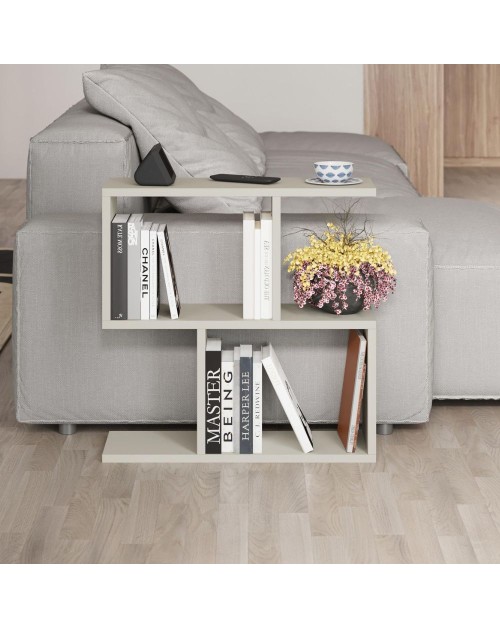 Tavolino da salotto sabbia Homemania 60x19,5x60H – Design moderno e versatilità in un solo complemento d’arredo