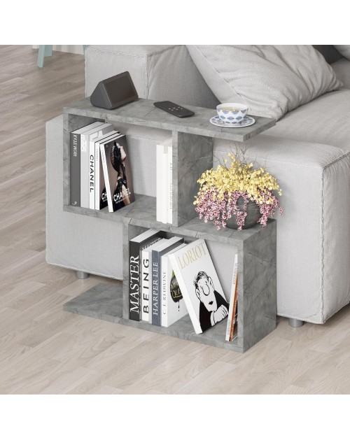 Tavolino da salotto grigio Homemania 60x19,5x60H – Design moderno e versatilità in un solo complemento d’arredo