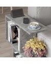 Tavolino da salotto grigio Homemania 60x19,5x60H – Design moderno e versatilità in un solo complemento d’arredo