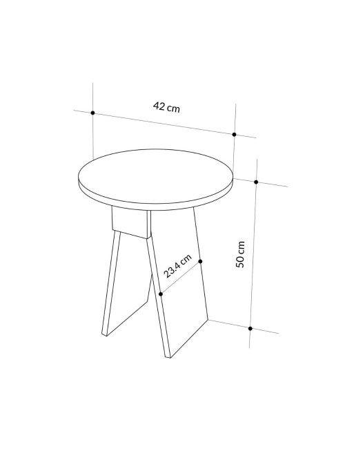 Tavolino da salotto Chen bianco – Eleganza minimalista per ogni ambiente