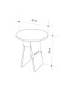 Tavolino da salotto Chen bianco – Eleganza minimalista per ogni ambiente