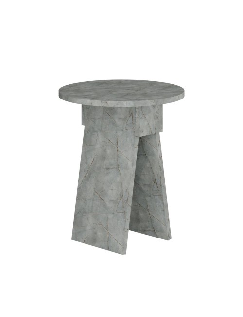 Tavolino da salotto Chen effetto marmo grigio – Eleganza minimalista per ogni ambiente