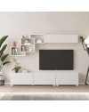 Parete attrezzata colore bianco Free 210x35x39H