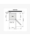 Frigorifero Samsung RB53DG703ES9EF combinato total no frost 538 lt inox classe E