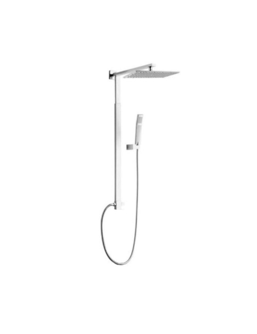 Gruppo Doccia Cromato Soffione e Doccetta Linear Big Prezzo