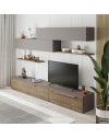 Parete attrezzata Kombat 260 colore hitit e light mocha
