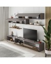 Parete attrezzata Kombat 260 colore hitit e light mocha