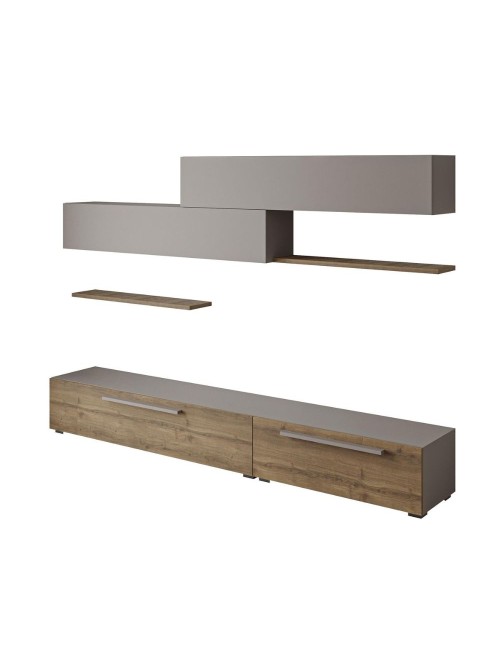 Parete attrezzata Kombat 260 colore hitit e light mocha