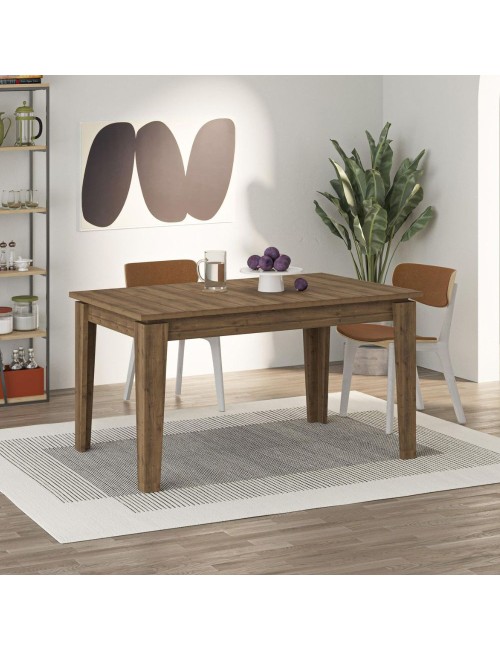 Tavolo allungabile Tolmen 140x80 colore noce hitit