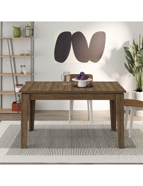 Tavolo Allungabile rettangolare Tolmen colore noce hitit 140x80