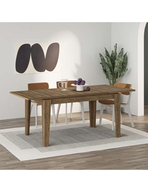 Tavolo Allungabile rettangolare Tolmen colore noce hitit 140x80