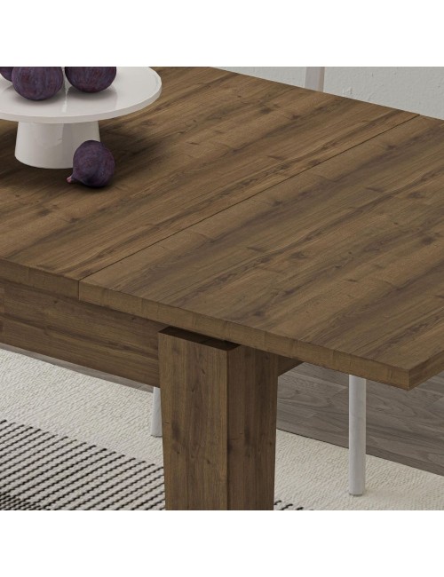 Tavolo Allungabile rettangolare Tolmen colore noce hitit 140x80